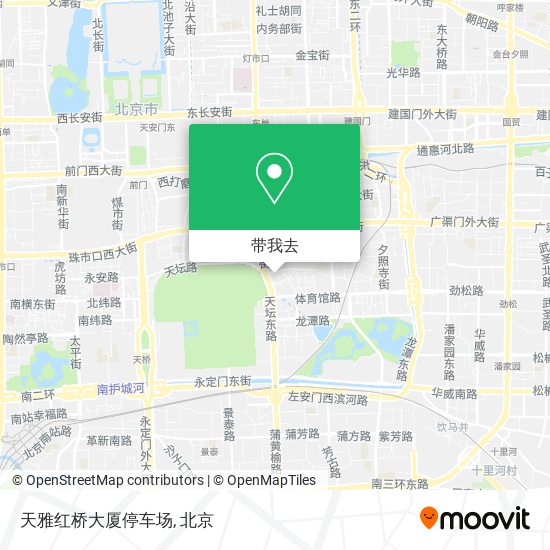 天雅红桥大厦停车场地图