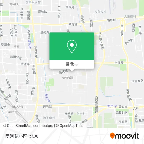 团河苑小区地图
