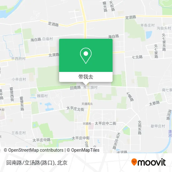 回南路/立汤路(路口)地图