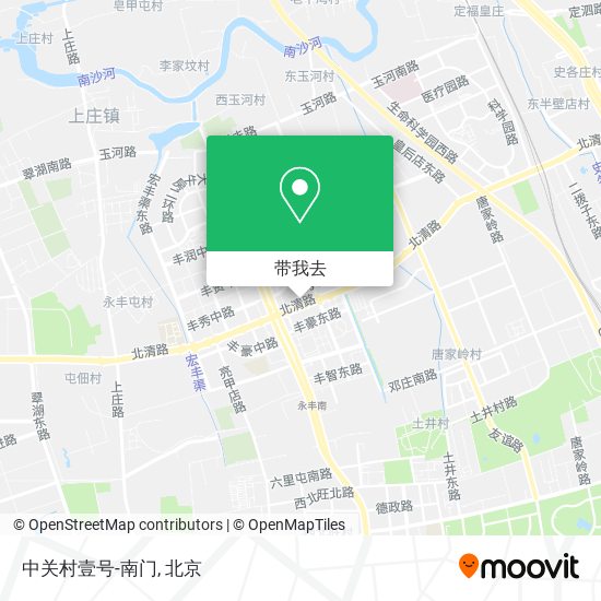 中关村壹号-南门地图