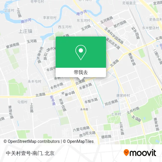 中关村壹号-南门地图