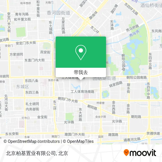 北京柏基置业有限公司地图