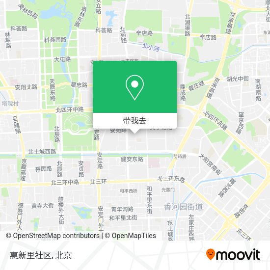 惠新里社区地图