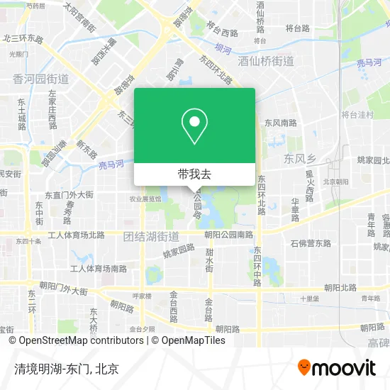 清境明湖-东门地图