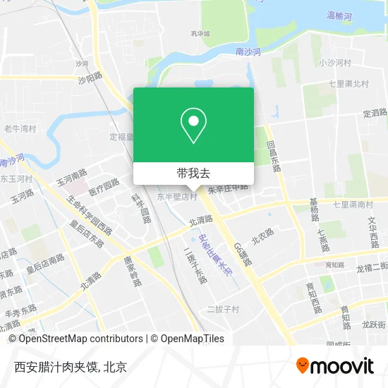 西安腊汁肉夹馍地图