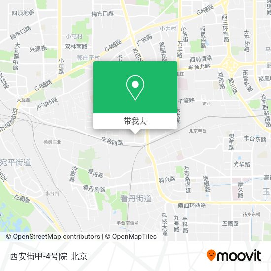 西安街甲-4号院地图