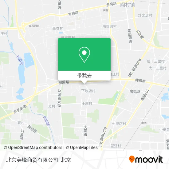 北京美峰商贸有限公司地图