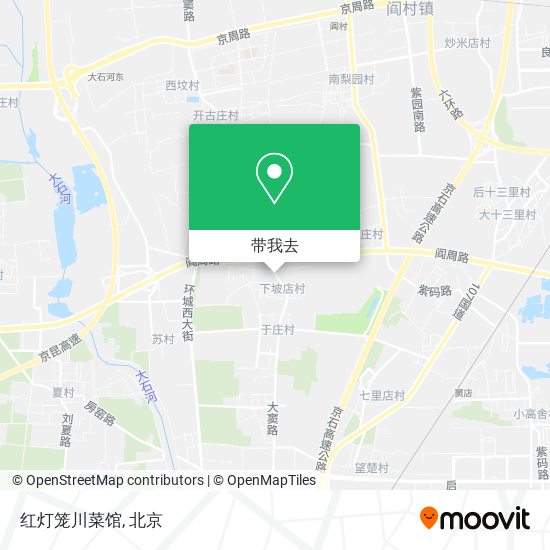 红灯笼川菜馆地图