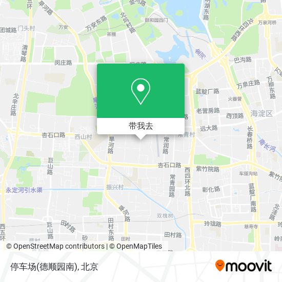 停车场(德顺园南)地图