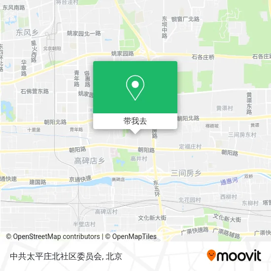 中共太平庄北社区委员会地图