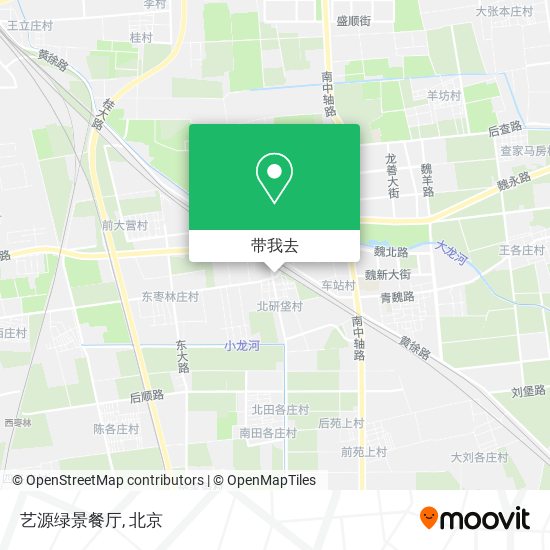 艺源绿景餐厅地图