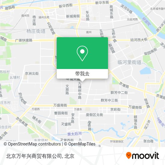 北京万年兴商贸有限公司地图