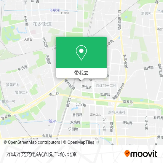 万城万充充电站(嘉悦广场)地图