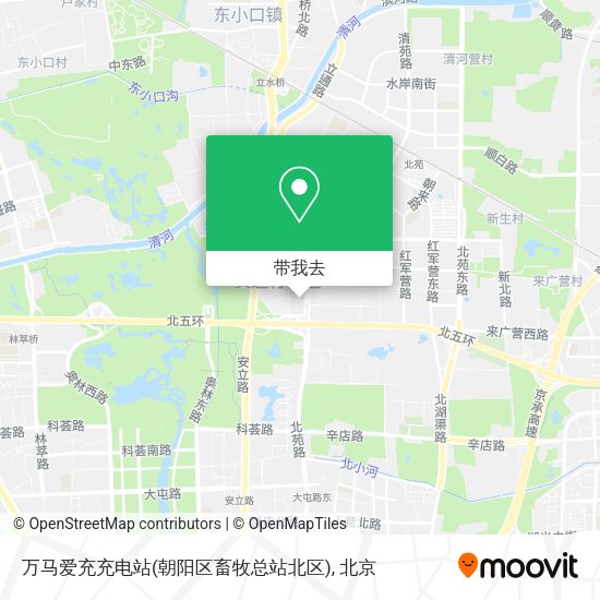 万马爱充充电站(朝阳区畜牧总站北区)地图