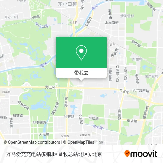 万马爱充充电站(朝阳区畜牧总站北区)地图