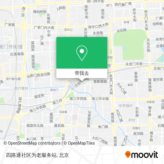 四路通社区为老服务站地图
