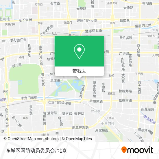 东城区国防动员委员会地图