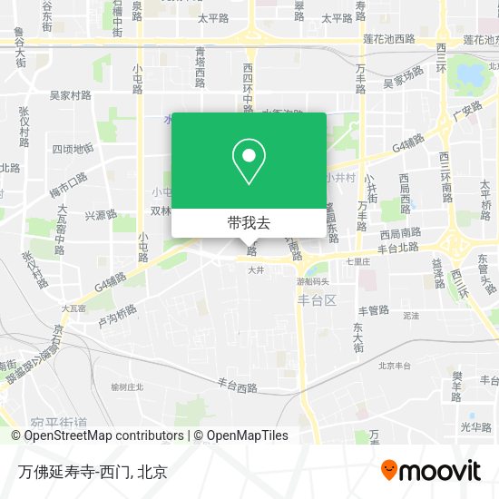 万佛延寿寺-西门地图