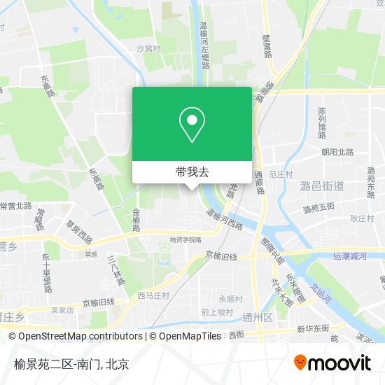 榆景苑二区-南门地图
