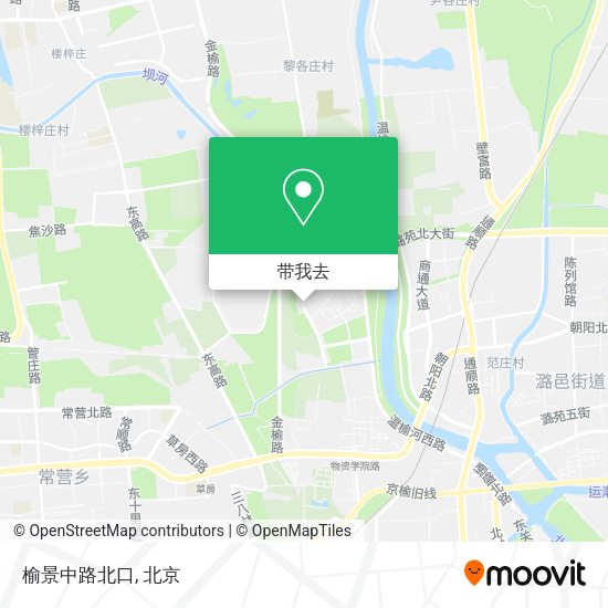 榆景中路北口地图