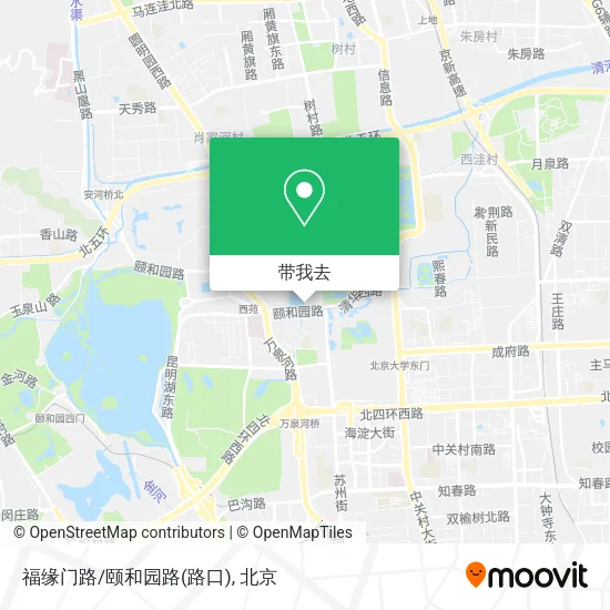 福缘门路/颐和园路(路口)地图