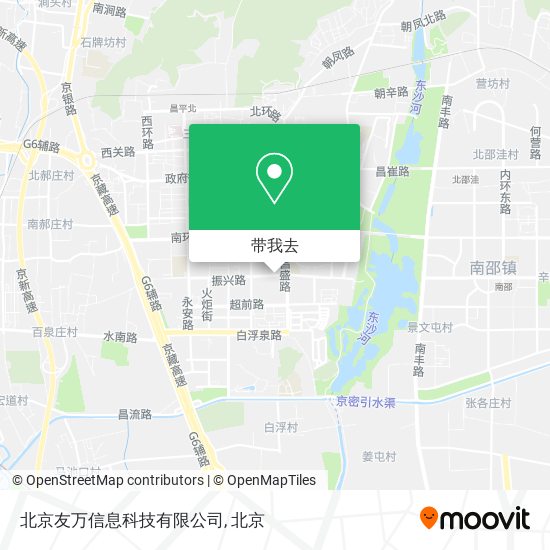 北京友万信息科技有限公司地图