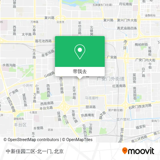 中新佳园二区-北一门地图