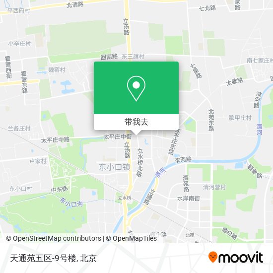 天通苑五区-9号楼地图