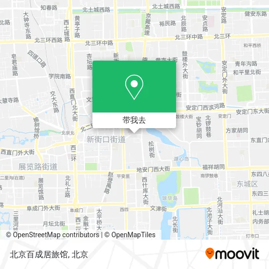 北京百成居旅馆地图