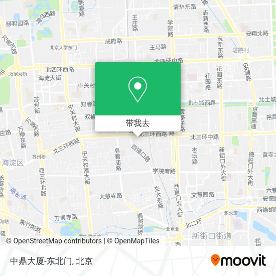 中鼎大厦-东北门地图