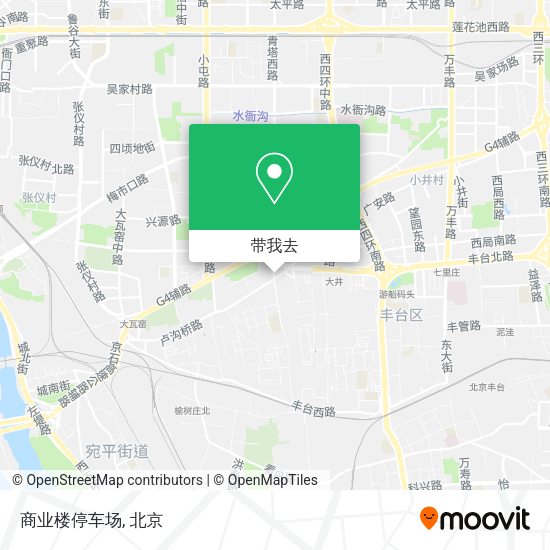 商业楼停车场地图
