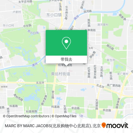 MARC BY MARC JACOBS(北辰购物中心北苑店)地图