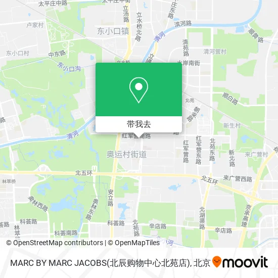 MARC BY MARC JACOBS(北辰购物中心北苑店)地图