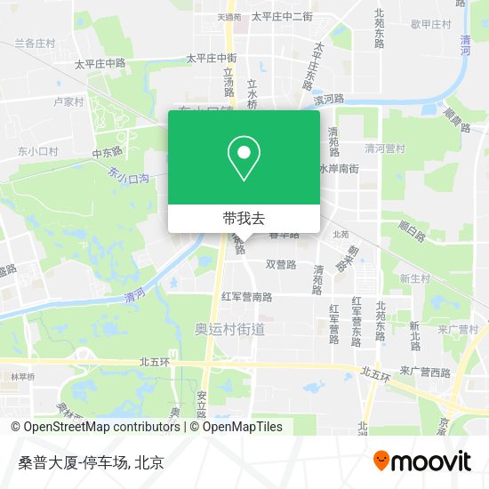 桑普大厦-停车场地图