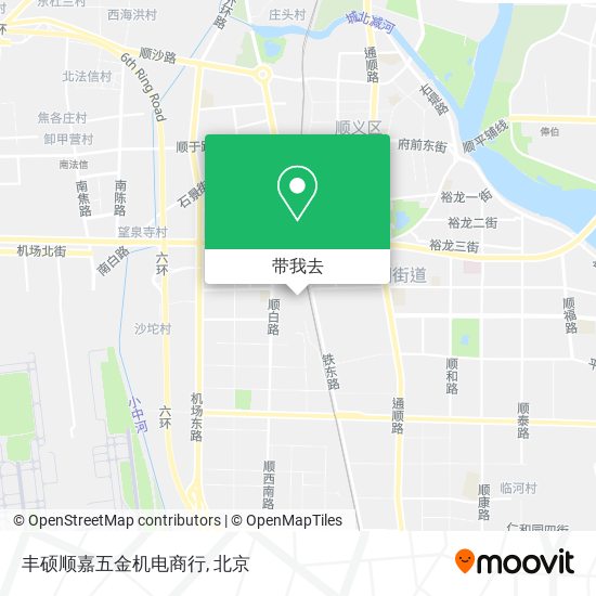 丰硕顺嘉五金机电商行地图