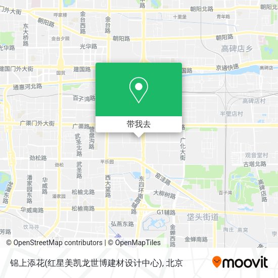 锦上添花(红星美凯龙世博建材设计中心)地图