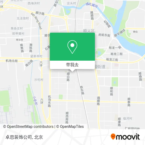卓思装饰公司地图