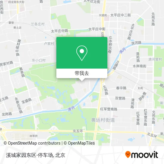 溪城家园东区-停车场地图