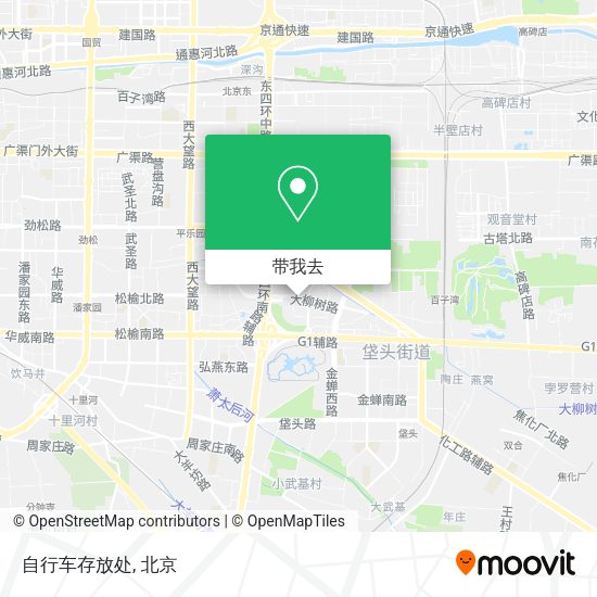 自行车存放处地图