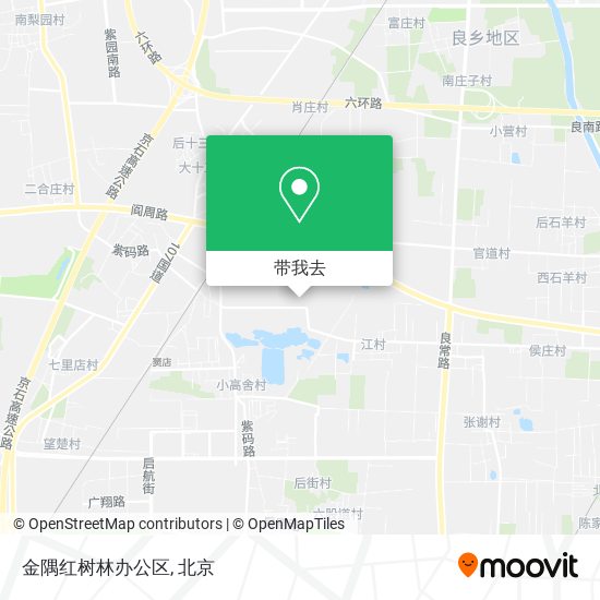 金隅红树林办公区地图