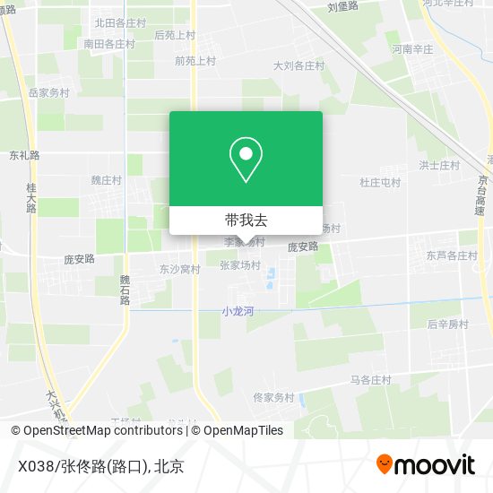 X038/张佟路(路口)地图