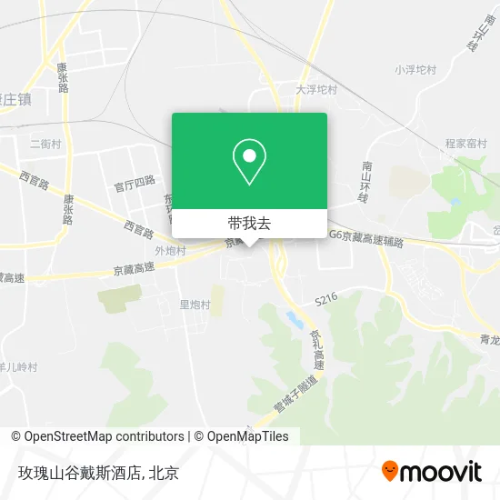 玫瑰山谷戴斯酒店地图