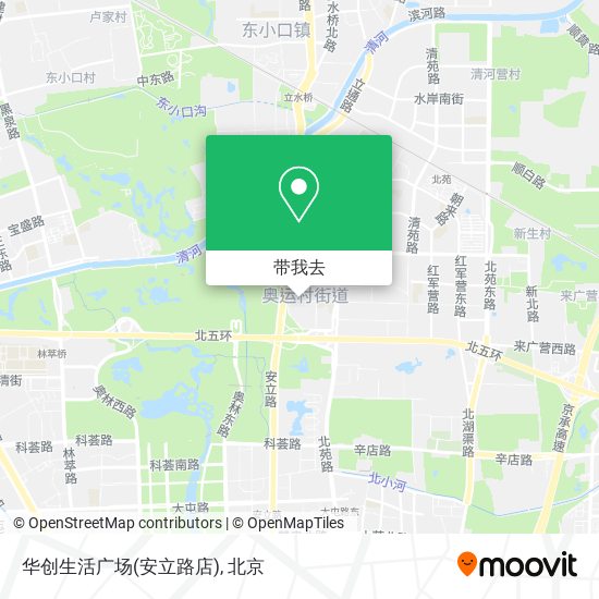 华创生活广场(安立路店)地图