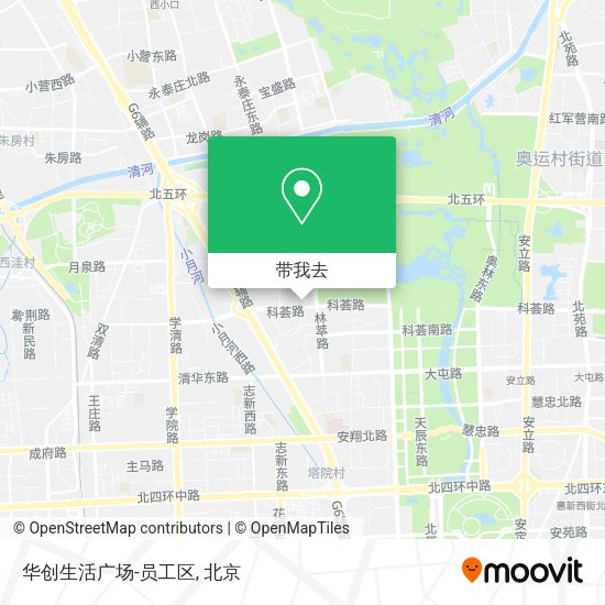 华创生活广场-员工区地图