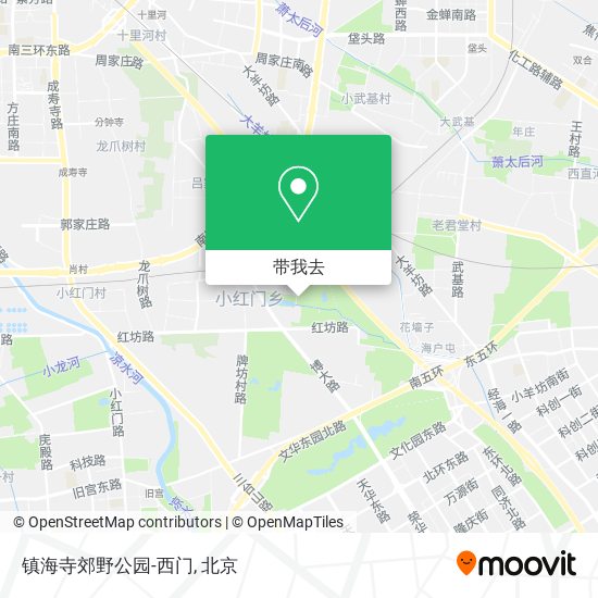 镇海寺郊野公园-西门地图