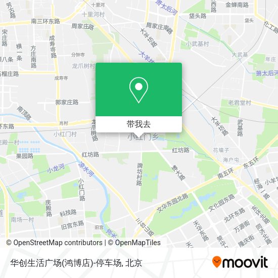 华创生活广场(鸿博店)-停车场地图