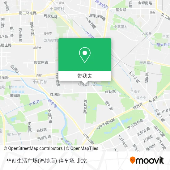 华创生活广场(鸿博店)-停车场地图