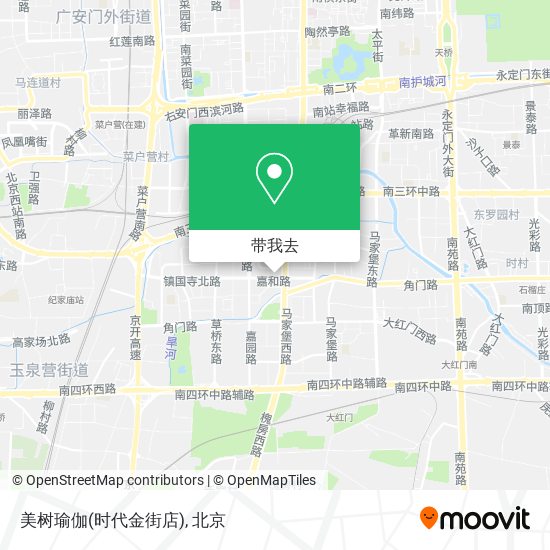 美树瑜伽(时代金街店)地图