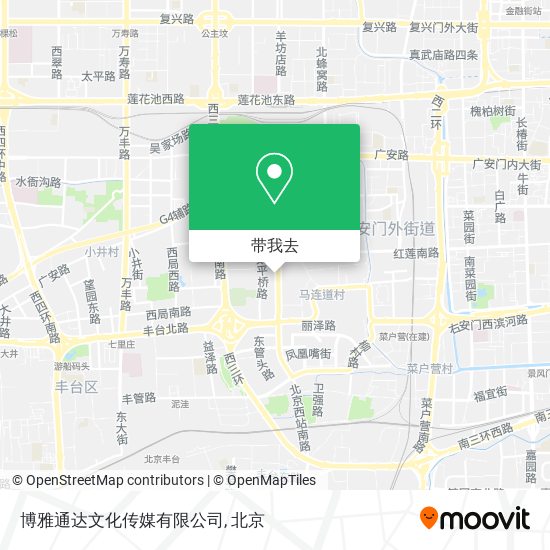 博雅通达文化传媒有限公司地图