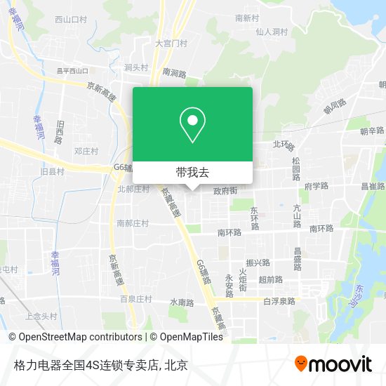 格力电器全国4S连锁专卖店地图